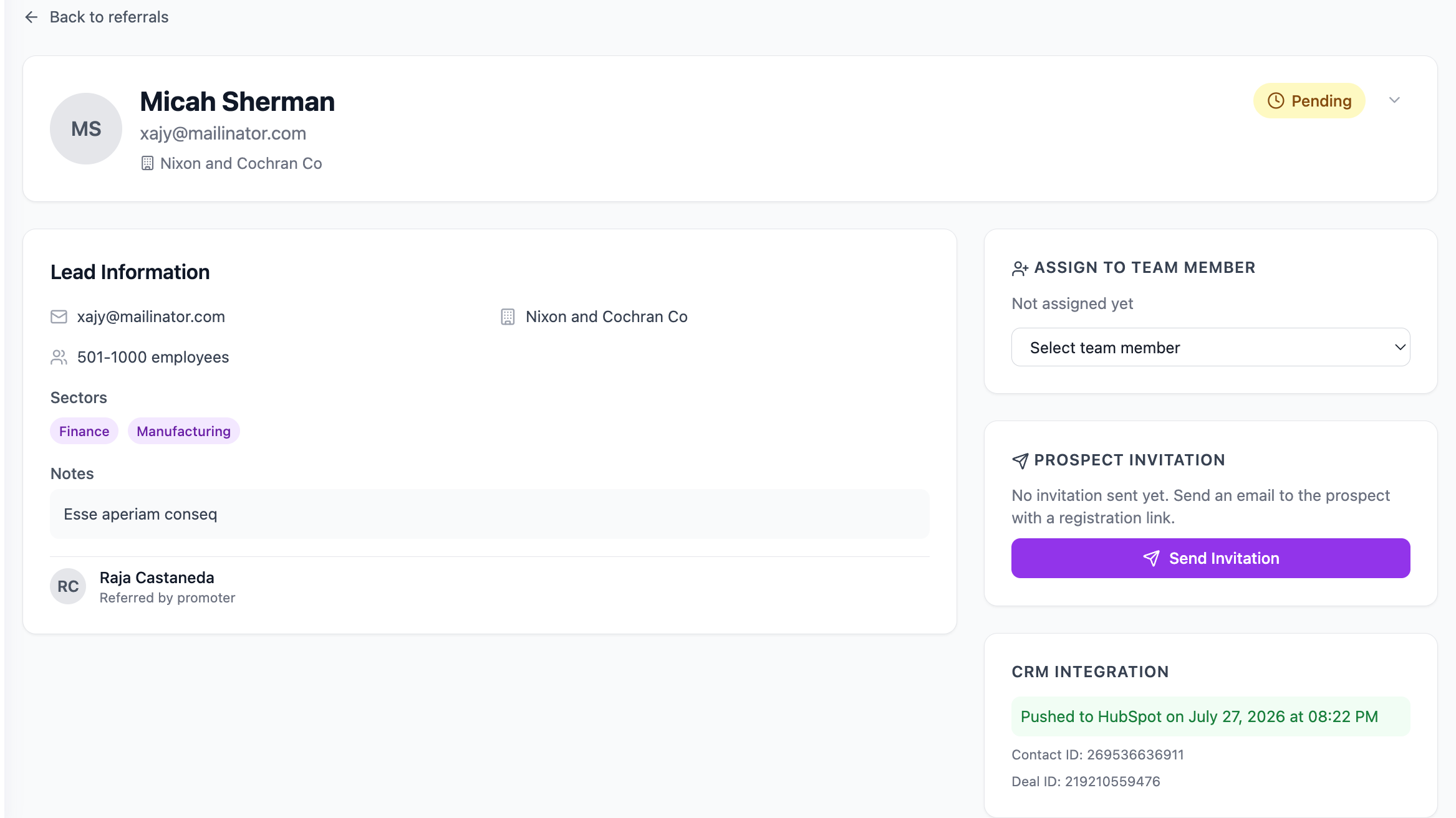 Clareefai workflow started by a HubSpot deal trigger